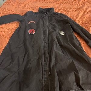 Zara black denim  shirt /tunic